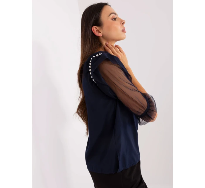 Halenka LK BZ 506682.26P tmavě modrá Halenka LK BZ 506682.26P tmavě modrá