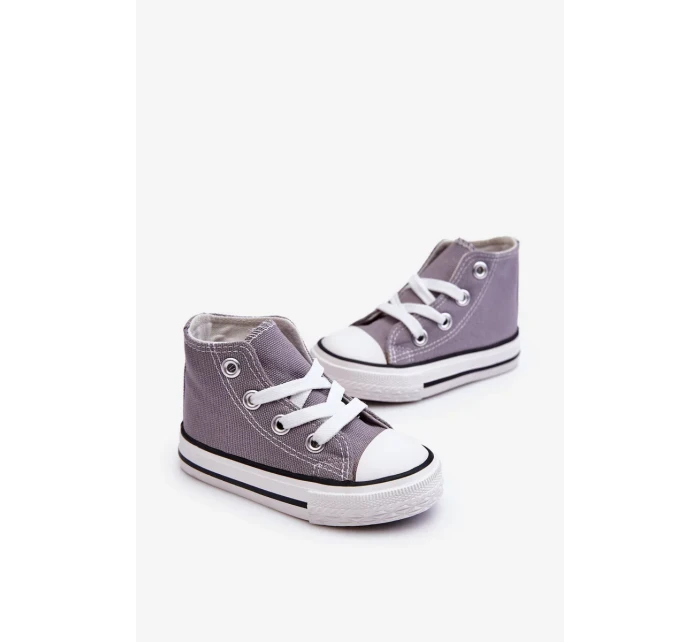 Dětské Vysoké Tenisky Šedá Filemon