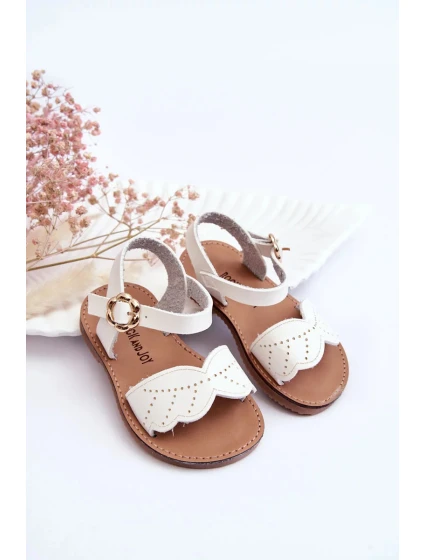 Klasické dětské sandály Bílé Izzy Klasické dětské sandály Bílé Izzy