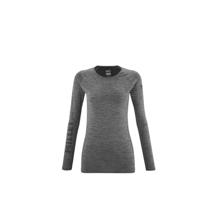 Dámské termotriko Dryn Warm šedé žíhané - Millet