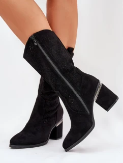 Ažurové kozačky  model 218496 Step in style