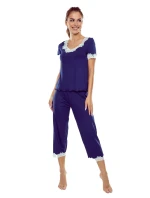 Dámské pyžamo Eldar First Lady Aster Plus kr/r 2XL-3XL Dámské pyžamo Eldar First Lady Aster Plus kr/r 2XL-3XL