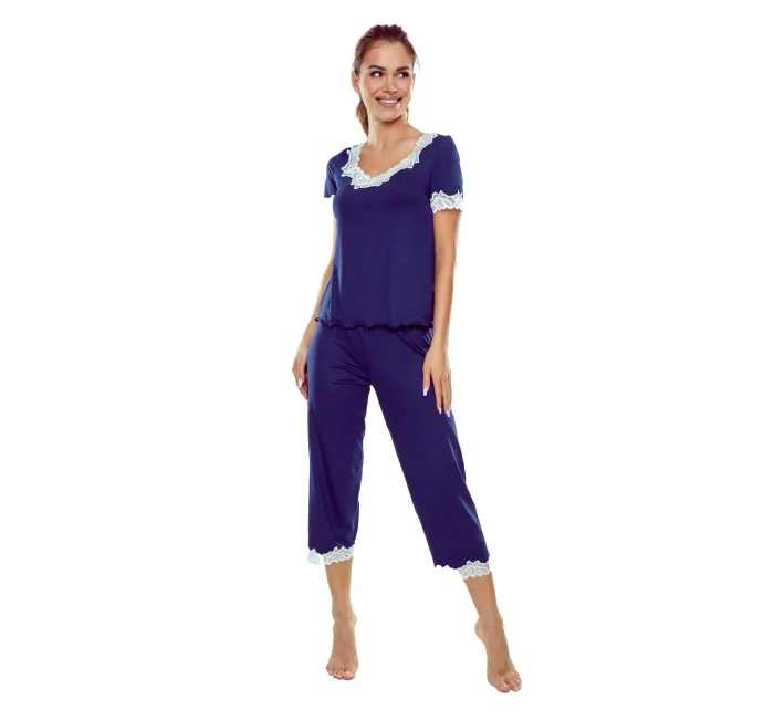 Dámské pyžamo Eldar First Lady Aster Plus kr/r 2XL-3XL Dámské pyžamo Eldar First Lady Aster Plus kr/r 2XL-3XL