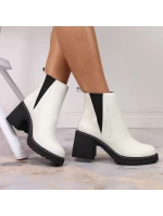 Zateplené boty Artiker W HBH42 s podpatkem na jehlovém podpatku