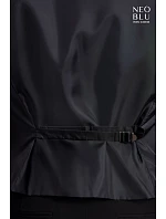 Max Men Pánská vesta model 22500428 deep black - NEOBLU Max Men Pánská vesta model 22500428 deep black - NEOBLU