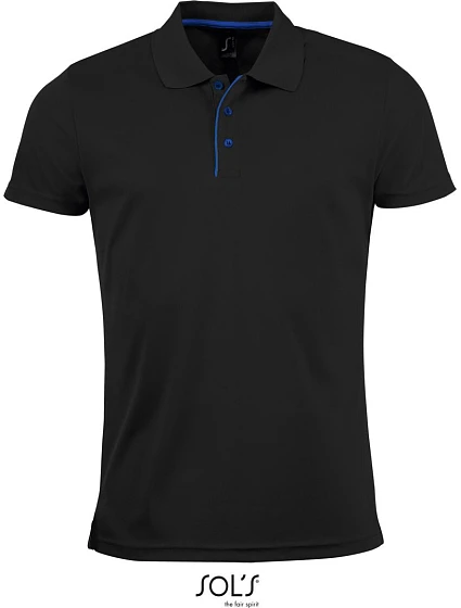 SOL'S Performer Men Pánské piqué sportovní polo 25.1199 black SOL'S Performer Men Pánské piqué sportovní polo 25.1199 black