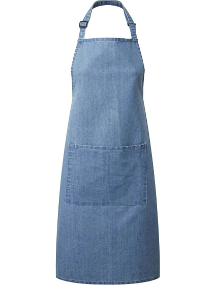 Premier PR 154 Zástěra s laclem a kapsou na břiše "Colours" 39.0154 blue denim Premier PR 154 Zástěra s laclem a kapsou na břiše "Colours" 39.0154 blue denim