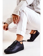 Nízké kožené Tenisová obuv Big Star JJ274006 Černé