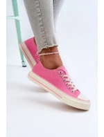 Nízké dámské tenisky Big Star model 21654830 Růžové - Big Star Shoes Nízké dámské tenisky Big Star model 21654830 Růžové - Big Star Shoes