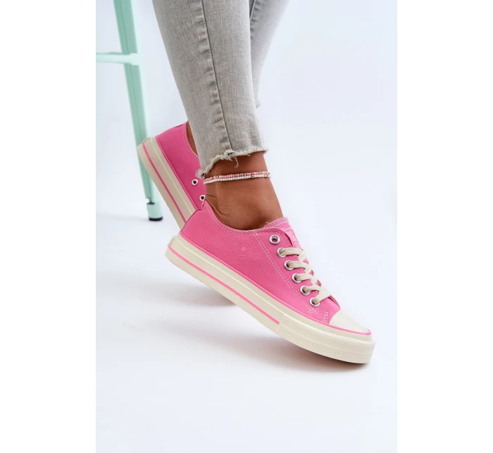 Nízké dámské tenisky Big Star model 21654830 Růžové - Big Star Shoes Nízké dámské tenisky Big Star model 21654830 Růžové - Big Star Shoes