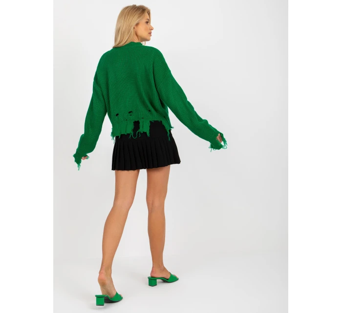 Sweter LC SW model 21468355 zielony - FPrice Sweter LC SW model 21468355 zielony - FPrice