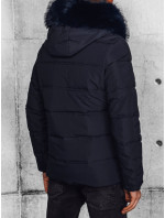 Pánská prošívaná zimní bunda, tmavě modrá, Dstreet TX4643