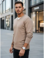 Pánský svetr s velbloudí Dstreet model 21994002 - FashionStreet