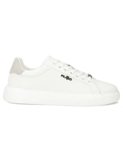 Pánské kožené polobotky bílé model 22079019 - FILIPPO