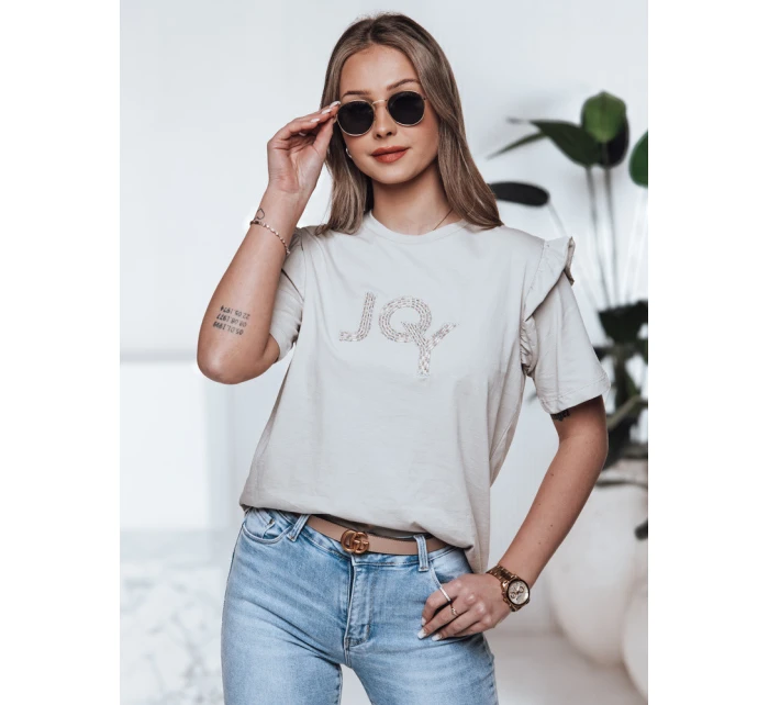 Dámské pistáciové tričko JOY FashionStreet RY2525