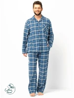 Pánské pyžamo MNS model 21293123 B25 délka/r M2XL na zip - Key Pánské pyžamo MNS model 21293123 B25 délka/r M2XL na zip - Key