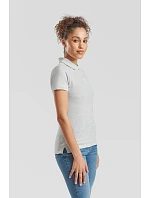 Fruit of the Loom Lady-Fit 65/35 Polo Dámské piqué polo 16.3212 heather grey Fruit of the Loom Lady-Fit 65/35 Polo Dámské piqué polo 16.3212 heather grey
