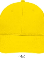 SOL'S Buffalo 6 panelová baseballová kšiltovka 25.8100 yellow