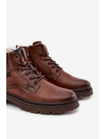 Pánské zimní kozačky model 21713700 hnědé - Wrangler