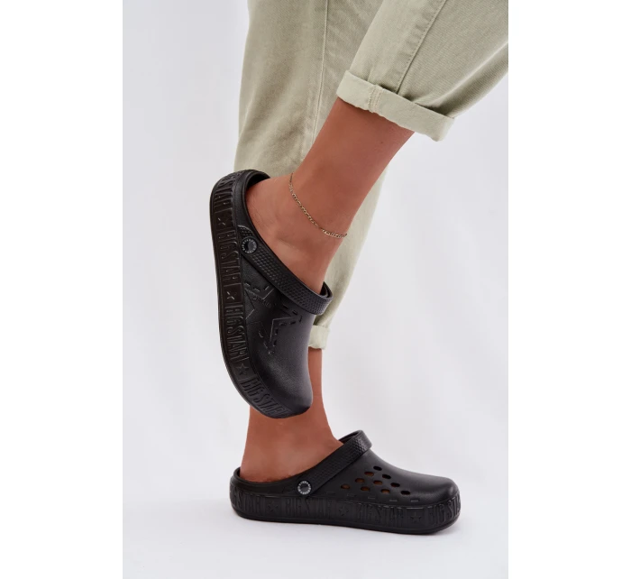 Dámské pantofle Chodaki pěnové Big Star TT274A084 Černé