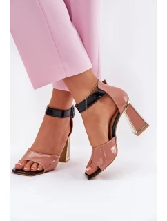 Sandály na podpatku model 212824 Step in style