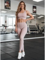 ACTIVIS dámské legíny s vysokým pasem světle fialové FashionStreet UY2598