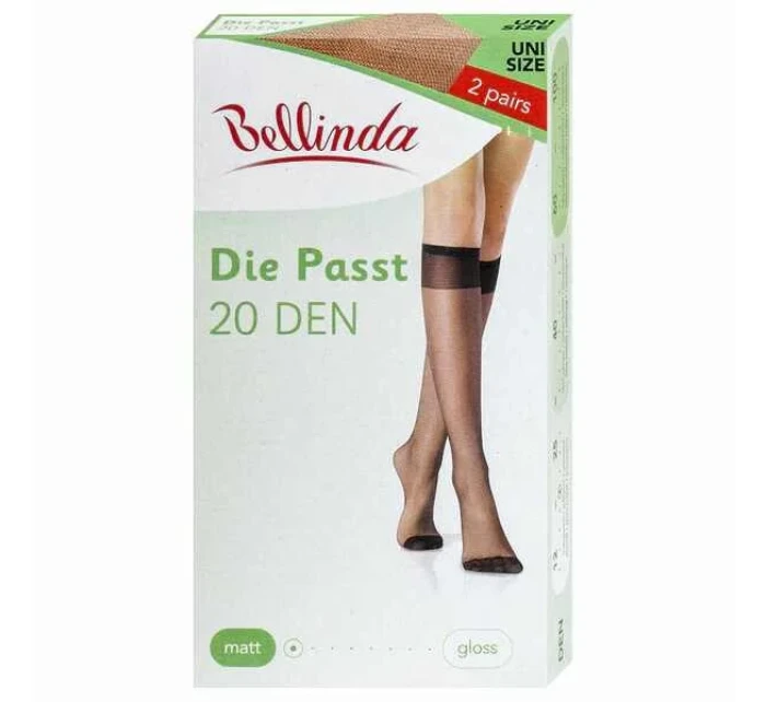 Dámské matné silonkové podkolenky DIE PASST KNEE-HIGHS 20 DEN - BELLINDA - amber Dámské matné silonkové podkolenky DIE PASST KNEE-HIGHS 20 DEN - BELLINDA - amber
