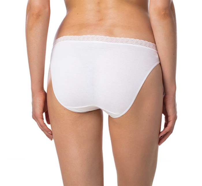 Dámské kalhotky s krajkou COTTON   bílá model 15437890 - Bellinda