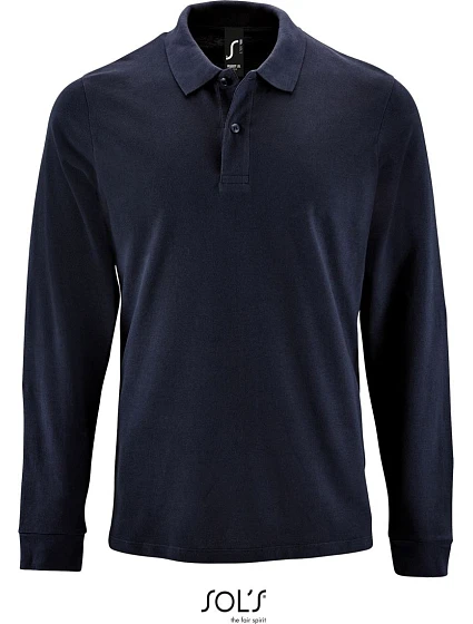 SOL'S Perfect LSL Men Pánské piqué polo s dlouhým rukávem 25.2087 french navy SOL'S Perfect LSL Men Pánské piqué polo s dlouhým rukávem 25.2087 french navy