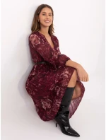 Sukienka IT SK  bordowy model 21488908 - FPrice