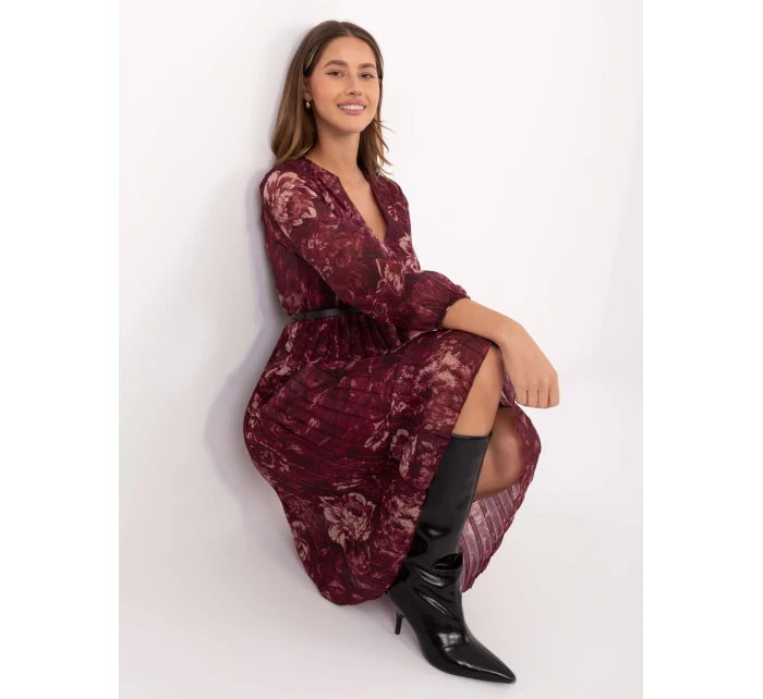 Sukienka IT SK  bordowy model 21488908 - FPrice
