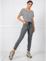 Tepláky TP DR 5477.88 tmavě šedá