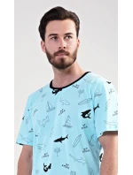 Pánská noční košile s krátkým rukávem model 17843969 - Vienetta MAN