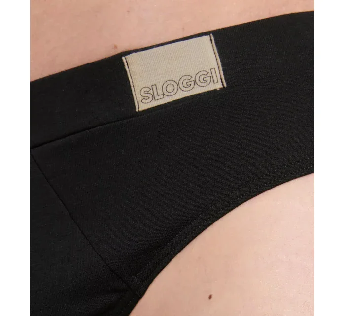 Pánské slipy GO Natural Brief C2P - BLACK - černá 0004 - SLOGGI