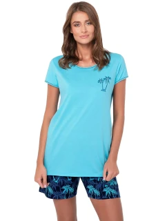 Dámské pyžamo Paleros turquise - ITALIAN FASHION