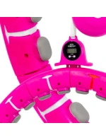 HULA HOP S MASÉREM, ZÁVAŽÍM A PULTEM FUCHSIOVÁ ENERO FIT