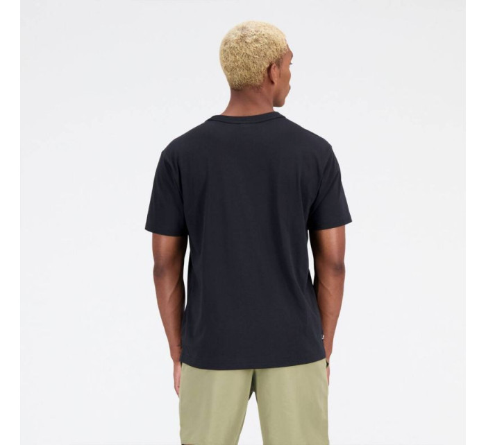 Pánské tričko New Balance Essentials Reimagined Cott BK M MT31518BK