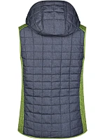 JN Dámská pletená hybridní vesta 02.0 kiwi melange/anthracite melange model 22489589 - Daiber JN Dámská pletená hybridní vesta 02.0 kiwi melange/anthracite melange model 22489589 - Daiber