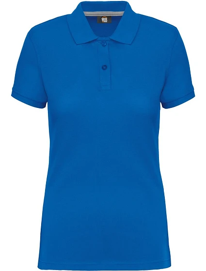 WK WK 275 Dámské pracovní piqué polo z těžké bavlny 20.W275 light royal blue WK WK 275 Dámské pracovní piqué polo z těžké bavlny 20.W275 light royal blue