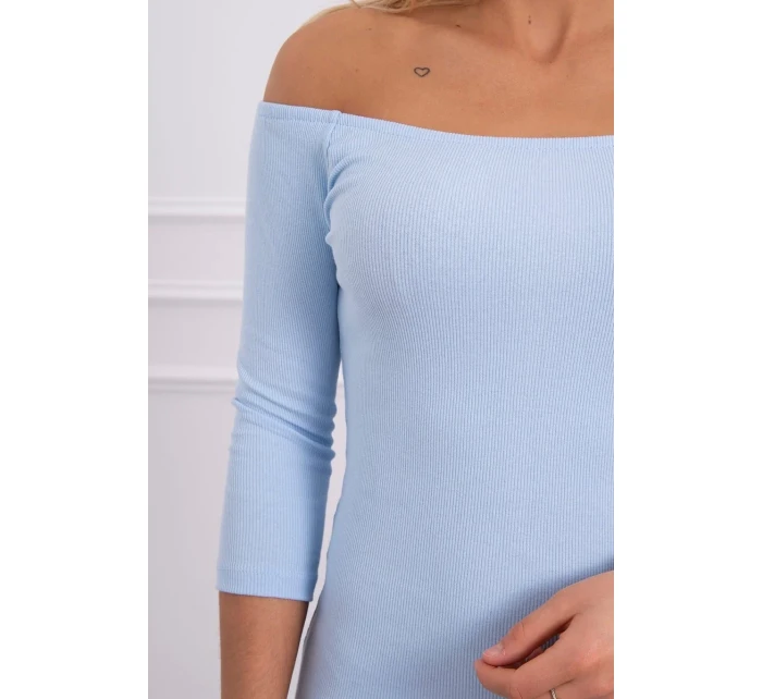 Pruhované vypasované šaty v modré barvě Pruhované vypasované šaty v modré barvě