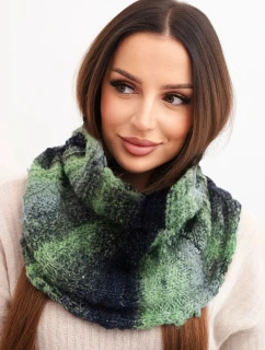 Komin dámský vlněný šátek zimní zelený model 21860884 - K-Fashion