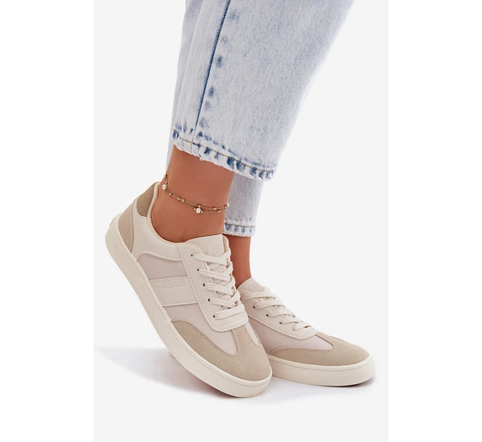 Dámské Nízké Tenisky Big Star model 22069439 Béžové - Big Star Shoes