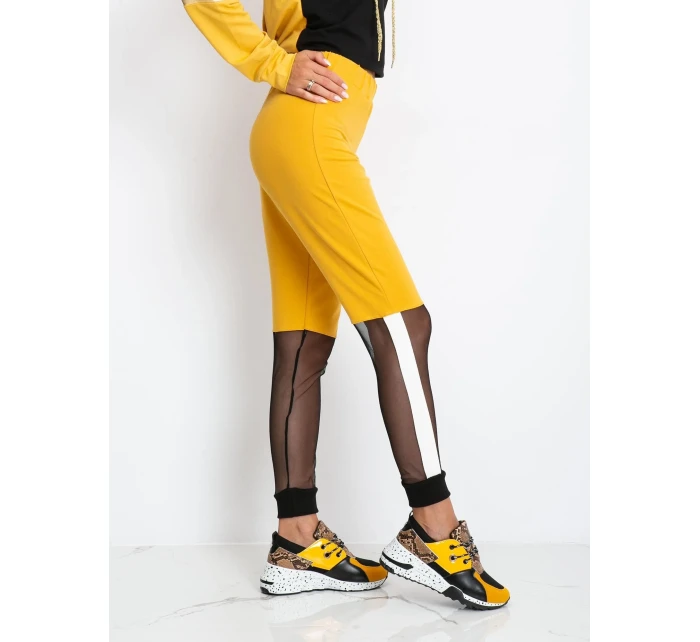 Teplákové kalhoty 23 DR model 20748243 tmavě žluté - FPrice