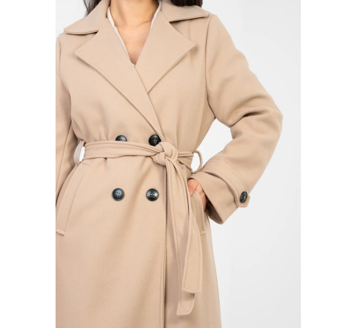 Płaszcz IT PL model 21958681 ciemny bezowy - FPrice