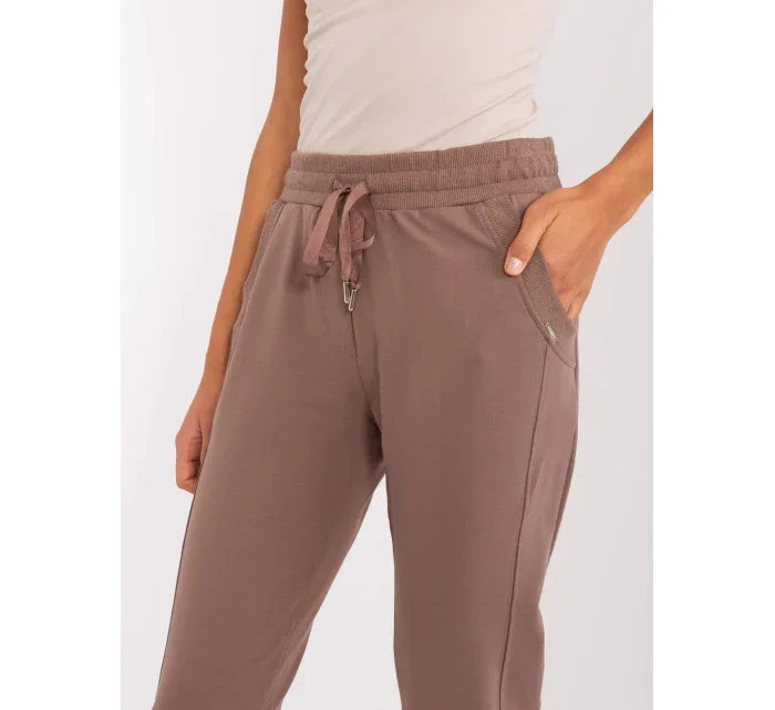 Spodnie dresowe RV DR model 19381360 brązowy - FPrice Spodnie dresowe RV DR model 19381360 brązowy - FPrice