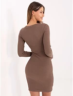 RV šaty SK 5131.18P světle hnědé