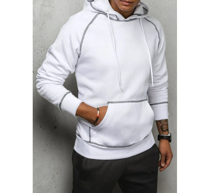 Pánská bílá mikina Dstreet model 21967203 - FashionStreet Pánská bílá mikina Dstreet model 21967203 - FashionStreet