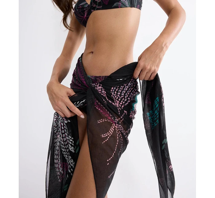 Beach MyWear Pareo - BLACK COMBINATION - TRIUMPH BLACK COMBINATION - TRIUMPH