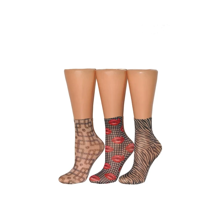 Dámské vzorované ponožky model 7465057 20 den - Magnetis