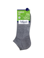Krátké pánské bambusové ponožky BAMBUS AIR IN-SHOE SOCKS - BELLINDA - šedá